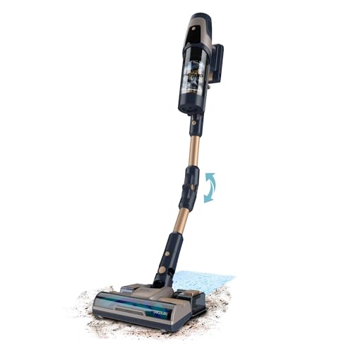 Cecotec Aspiradora Escoba Sin Cable Conga Rockstar 11500 Odyssey Station Connected IA, Máx 300 AW, 800 W, Inteligencia Artificial, App, Hasta 110min autonomía, Base autovaciado, Tubo Flexible, Kit Acc