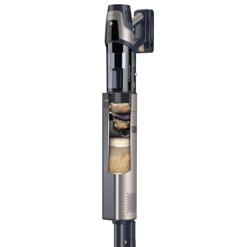 Cecotec Aspiradora Escoba Sin Cable Conga Rockstar 11500 Odyssey Station Connected IA, Máx 300 AW, 800 W, Inteligencia Artificial, App, Hasta 110min autonomía, Base autovaciado, Tubo Flexible, Kit Acc