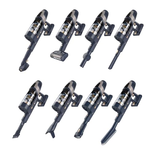 Cecotec Aspiradora Escoba Sin Cable Conga Rockstar 11500 Odyssey Station Connected IA, Máx 300 AW, 800 W, Inteligencia Artificial, App, Hasta 110min autonomía, Base autovaciado, Tubo Flexible, Kit Acc
