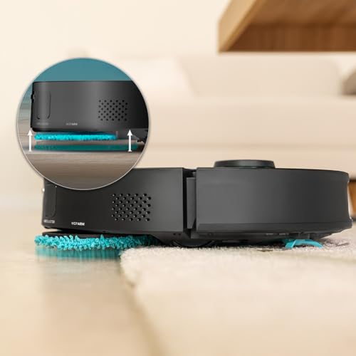Robot Aspirador y Fregasuelos Cecotec Conga 20090 ProAI con Base de Autovaciado, Corte de Cabello, Dosificador de Jabón, 8000Pa, Tecnología Láser y Control por App