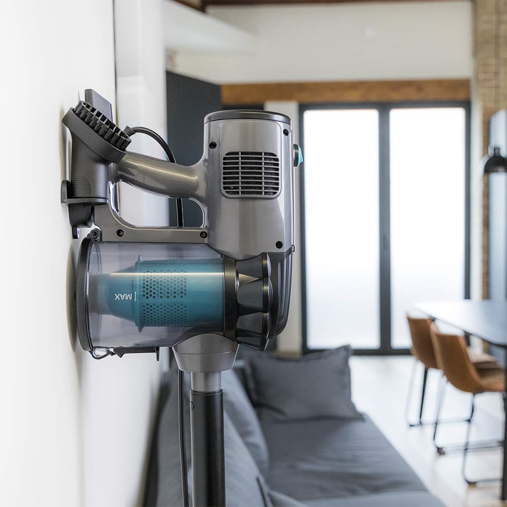 Cecotec Conga Thunderbrush 560 Aspirador Vertical 2 en 1, 600 W, Tecnología Ciclónica, Filtro de Alta Eficiencia, 6 m de Alcance, con 2 Accesorios