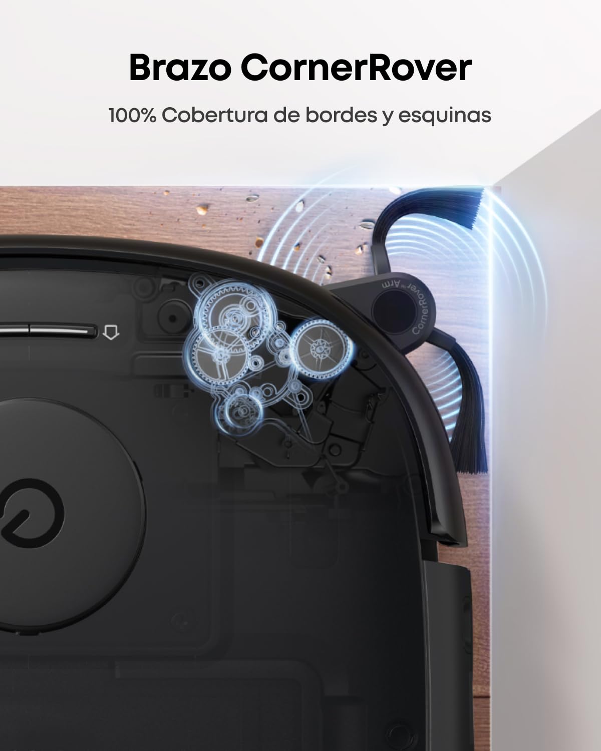 Robot Aspirador eufy Omni E28 con Estación Todo en Uno, Succión de 20.000 Pa, Sistema HydroJet y Cepillos DuoSpiral