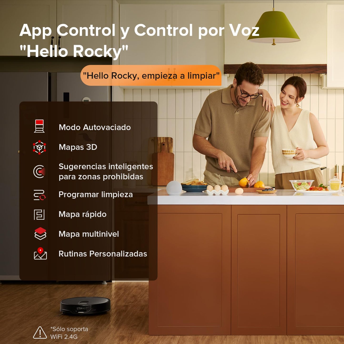 roborock Qrevo Slim Robot Aspirador, 8.2 cm, Navegación pionero Tiempo de Vuelo (ToF) en 3D y StarSight™, Mopa y Cepillo Lateral FlexiArm™, DuoRoller Riser®, Base 8 en 1, 11.000 Pa Negro