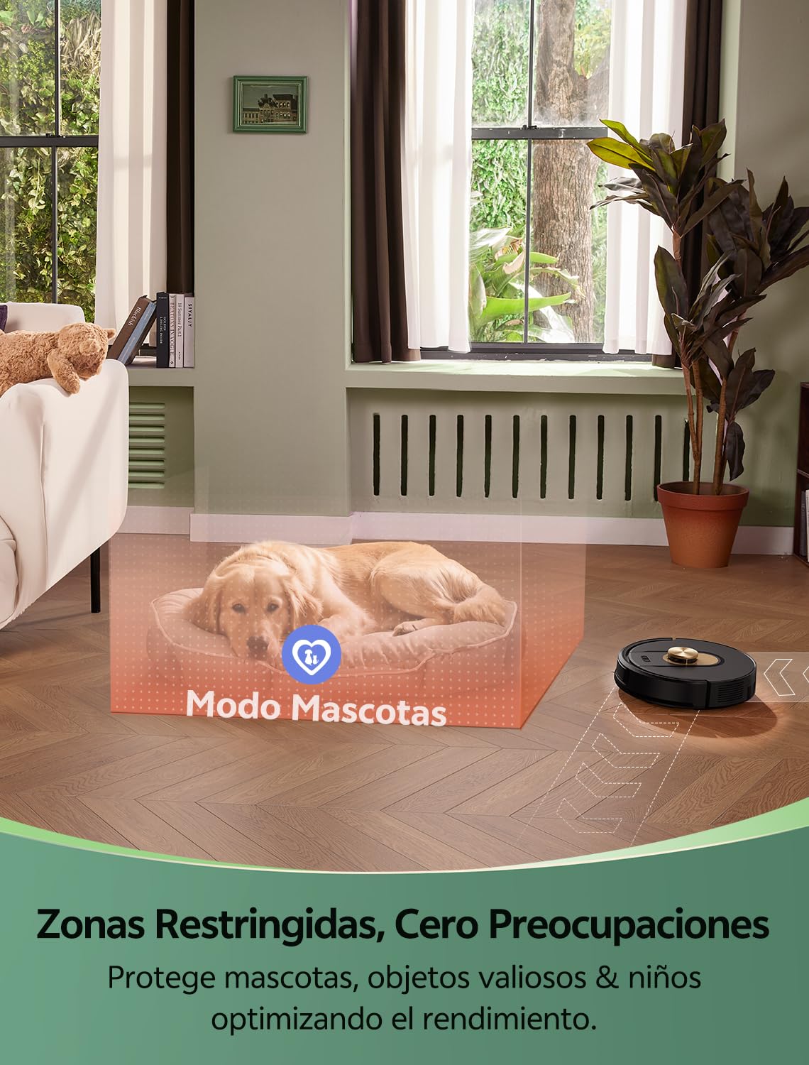 Robot Aspirador y Fregasuelos Vexilar W9 con Succión de 5000 Pa, Navegación Láser, Mapeo Multicapa y Larga Autonomía – Ideal para Suelos, Alfombras y Pelo de Mascotas