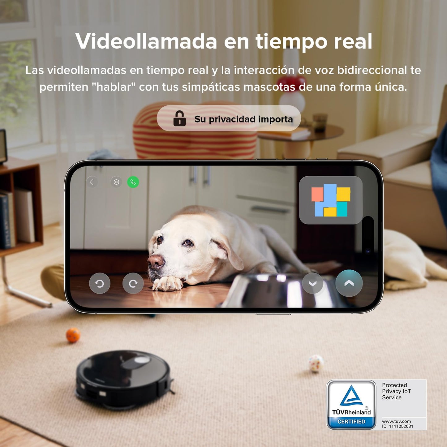 roborock Qrevo Slim Robot Aspirador, 8.2 cm, Navegación pionero Tiempo de Vuelo (ToF) en 3D y StarSight™, Mopa y Cepillo Lateral FlexiArm™, DuoRoller Riser®, Base 8 en 1, 11.000 Pa Negro