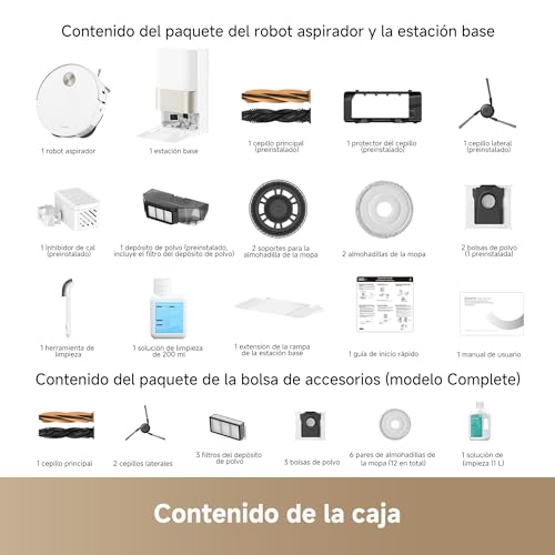 DREAME X50 Ultra Complete Robot Aspirador y Fregasuelos, Succión de 20.000 Pa, Supera Obstáculos de hasta 6 cm, Radar Inteligente, Limpieza de Esquinas y Control por App – Color Blanco