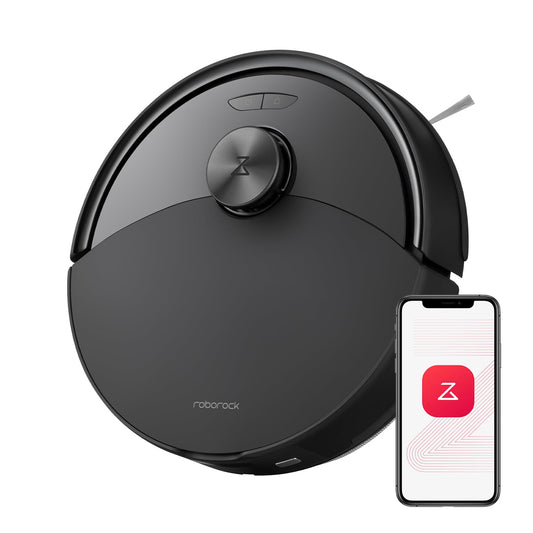 Roborock Q10 S5 Robot Aspirador y Fregasuelos, Succión HyperForce de 10.000 Pa, Navegación LiDAR PreciSense, Tecnología de Evitación de Obstáculos Reactive Tech, Sistema Doble Antienredos – Negro