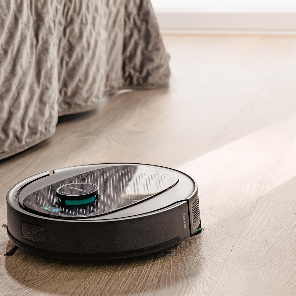 Robot Aspirador Cecotec Conga 7690 Immortal MAX Home M con Base de Autovaciado, Navegación Láser, 5000 Pa de Succión, 220 min de Autonomía, Depósito 2,5 L, Control por App y Función 4 en 1: Barre, Aspira, Friega y Pasa la Mopa