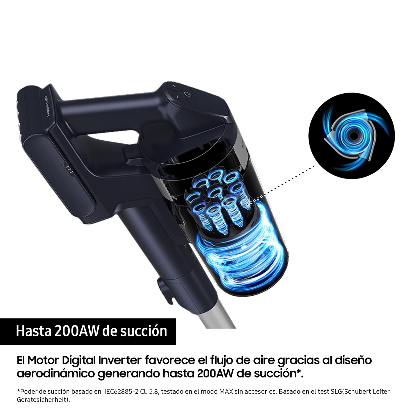 Samsung Aspiradora Cable Jet 75E Pet 200W, con Cepillo para Mascotas VS20B75AGR5/WA